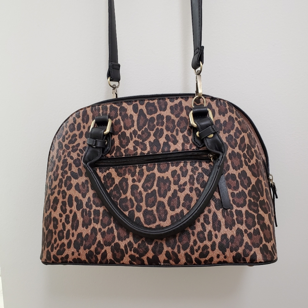 Seven Days Vegan Leopard Print Purse Handbag
